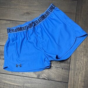 Under Armour Women's Vibrant Blue Athletic Shorts